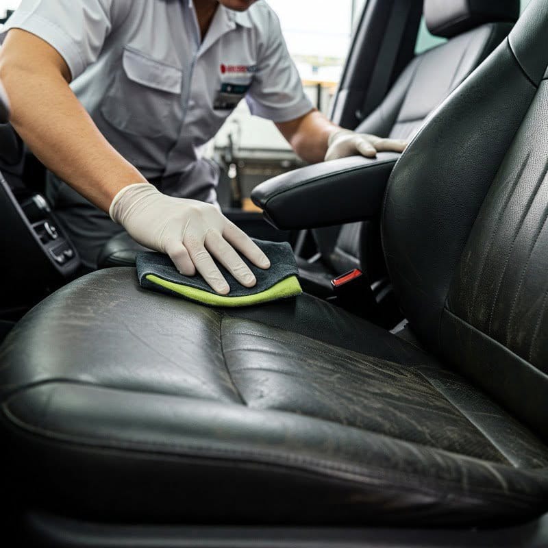 Higienização automotiva - limpeza de bancos e carpetes de carro
